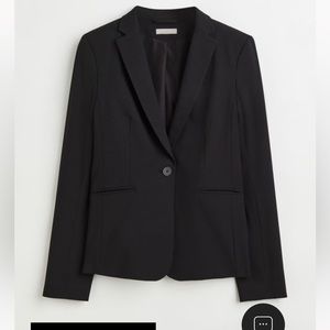 H&M fitted black blazer. XXS